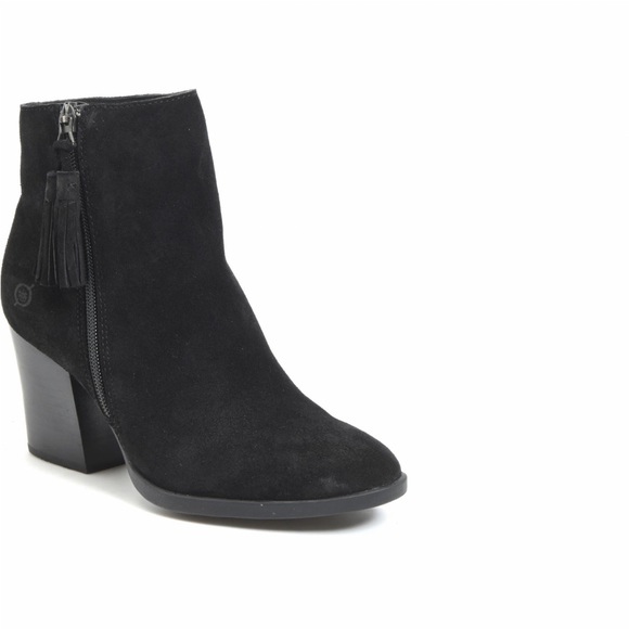 New Born Ervine Bootie size 10 BLACK SUEDE new in box - Picture 6 of 7